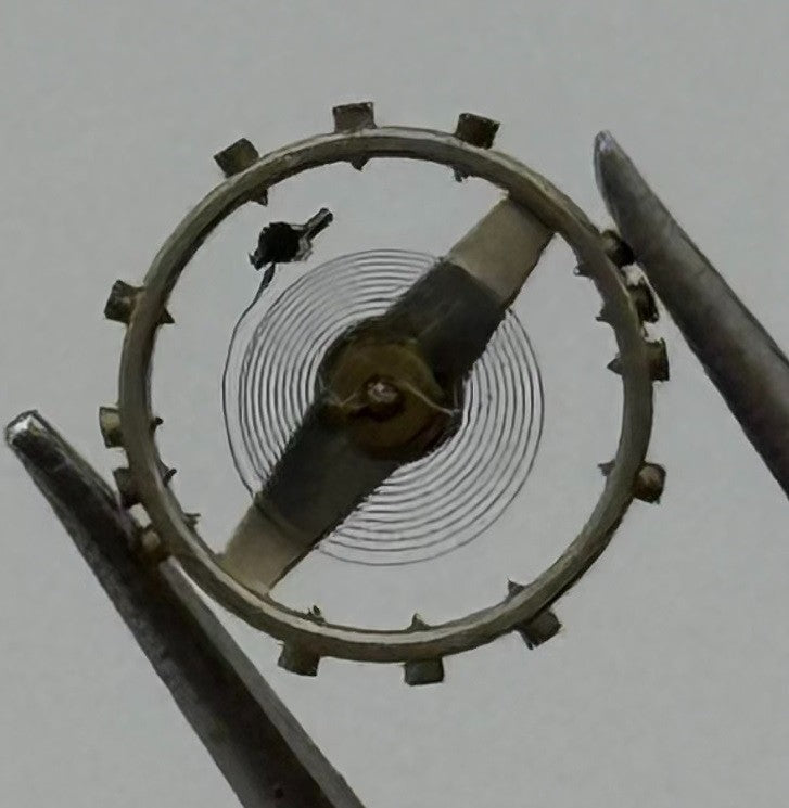 Peseux 100 Balance Wheel Complete And Spring 5¼’’’ 275 Watch Movement Parts NOS
