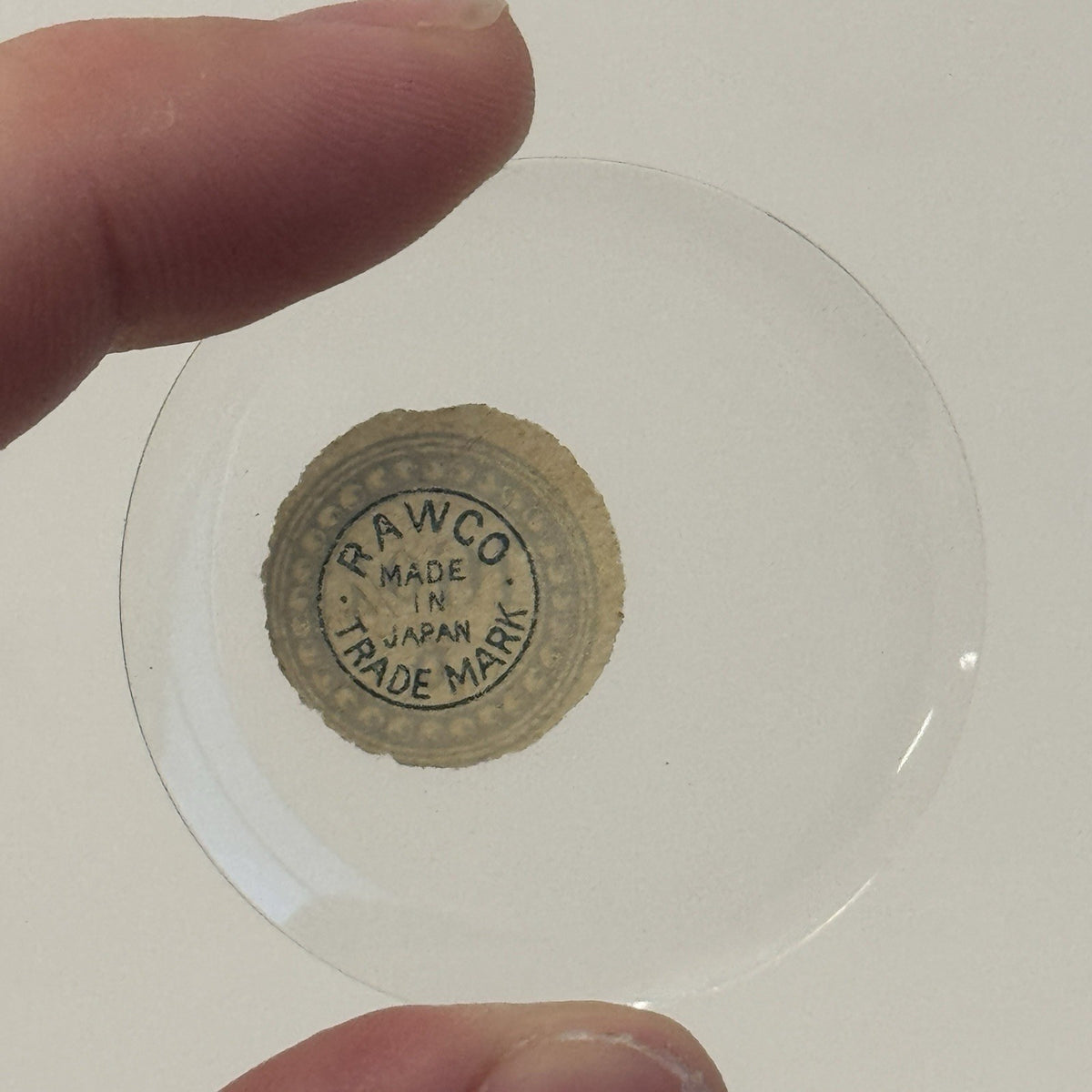 40mm Pocket Watch Glass / Crystal - 16 0/4 - 6 - 1.8mm Height - Rawco - Antique