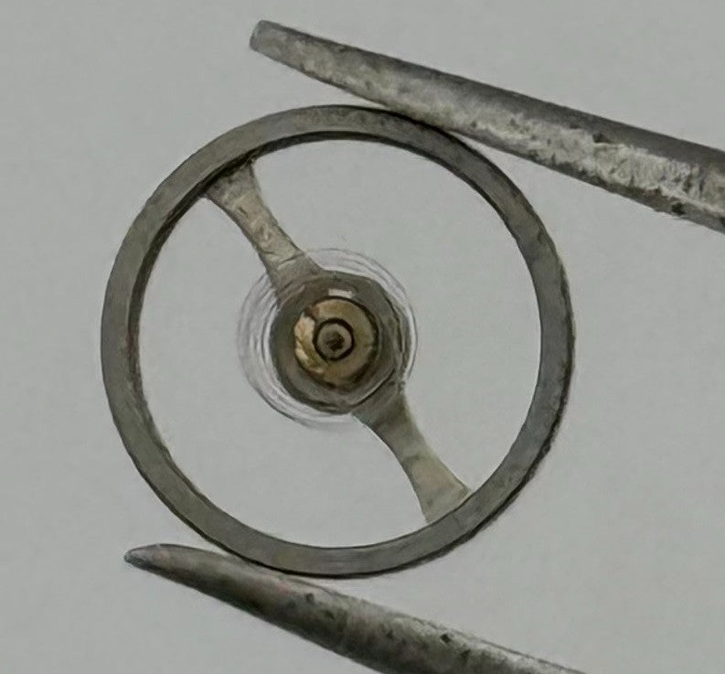 Oris 410 Balance Wheel Complete And Spring 5¼’’’ Progress Watch Movement Parts