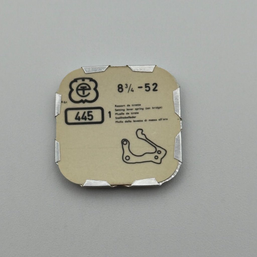 Ebosa 52 Setting Lever Spring - 8 3/4 - 445 - New Old Stock - Watch Parts
