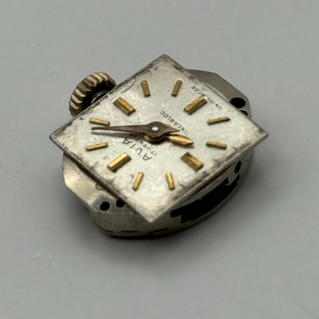 FEF 6620 Watch Movement Running Avia 17J Swiss Manual Wind Parts Repair 13mm