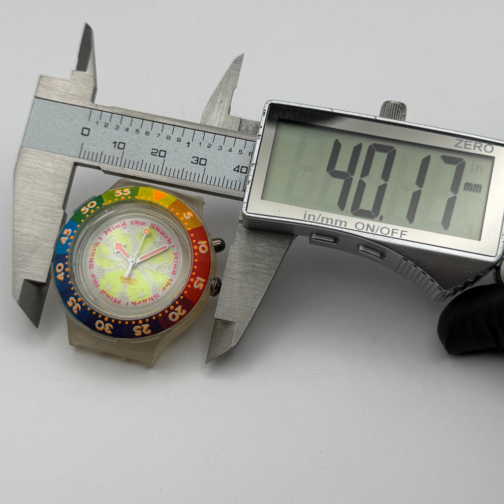 Vintage Swatch Scuba Loomi Watch SDK902 Mind The Shark 1995 40mm Parts Repair