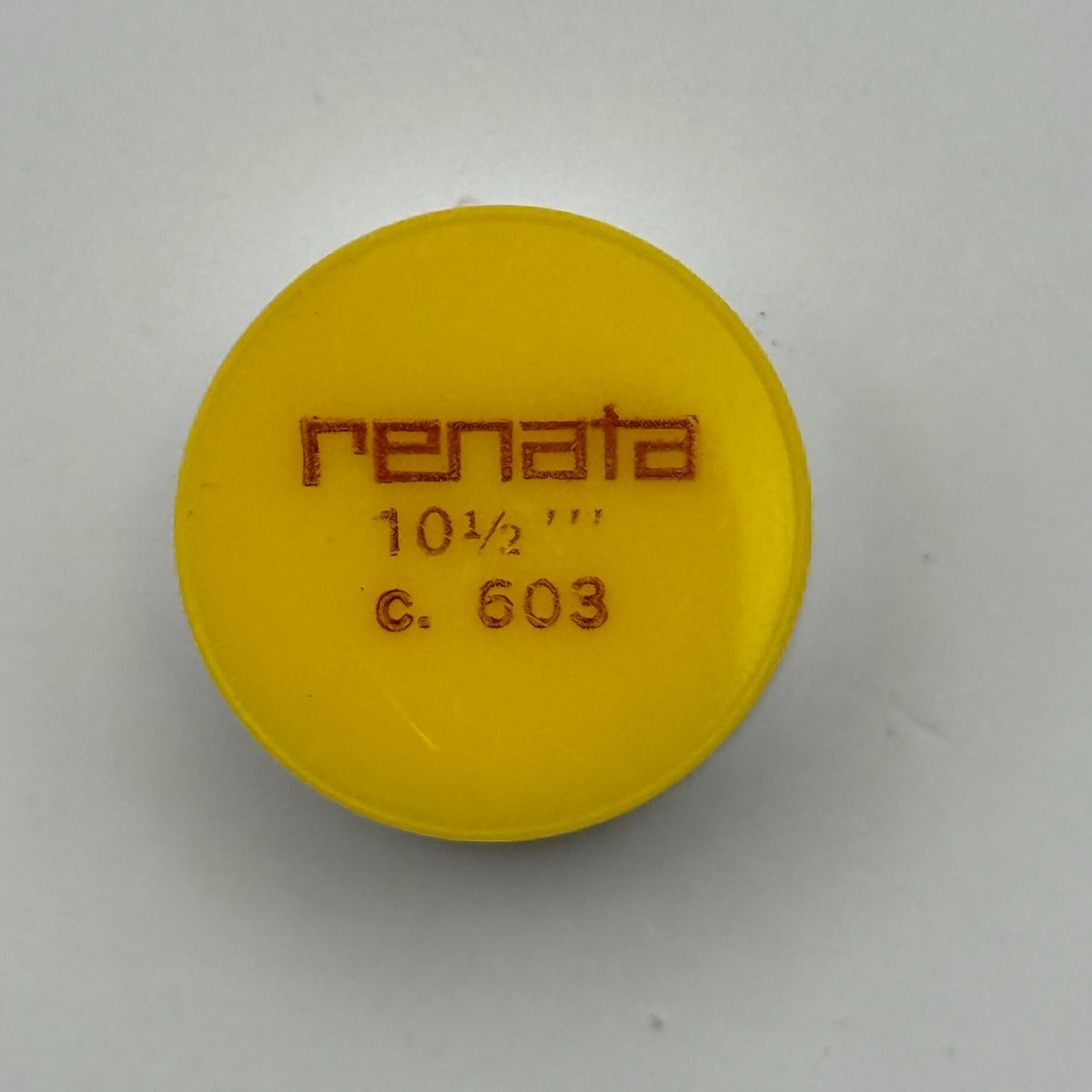 C 603 Balance Wheel Complete And Spring 10½’’’ Renata Watch Movement Parts NOS