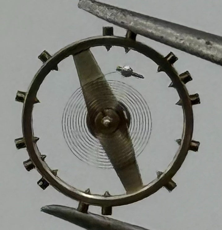 MST 340 Balance Wheel Complete And Spring Renata 378 Watch Movement Parts NOS