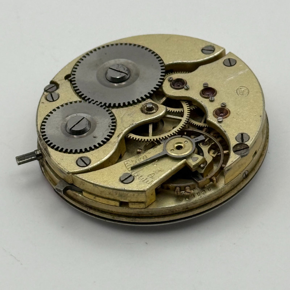 IWC Peerless Pocket Watch Movement Open Face High Grade S&Co Parts 39.7mm