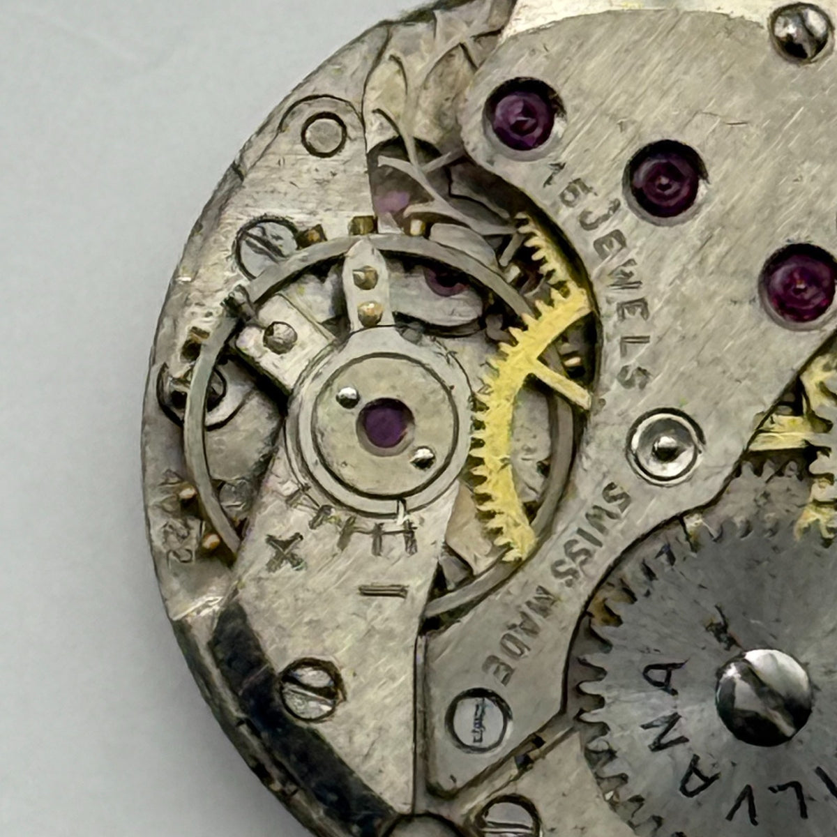 Felsa 4022 Watch Movement Silvana 15 Jewel Swiss Manual Wind Parts Repair 17.4mm