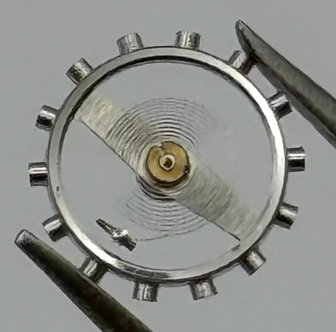 Brac 2051 Balance Wheel Complete And Spring Renata 497 Watch Movement Parts NOS
