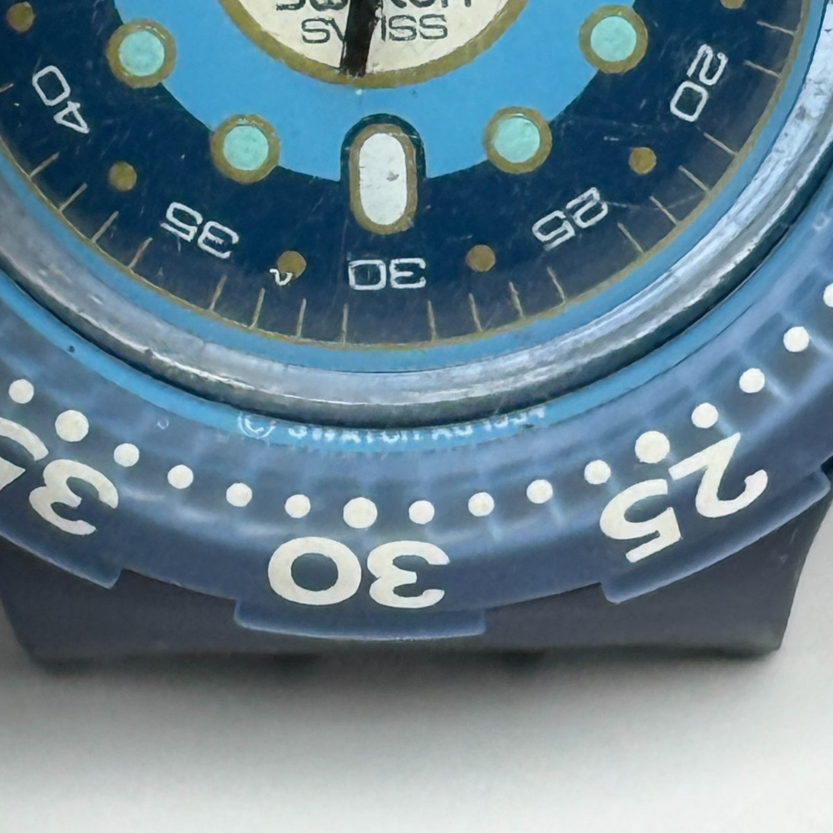 Vintage Swatch Scuba 200 Watch SDN116/7 Abyss 1994 Swiss 40mm Parts Repair