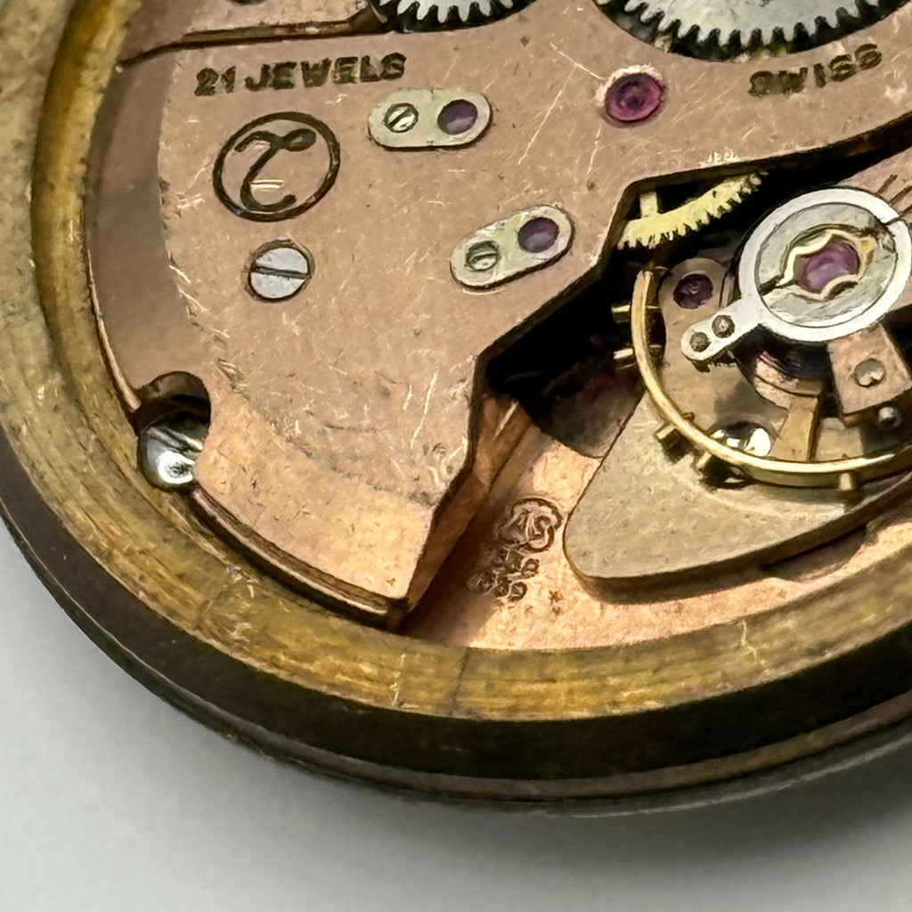 AS 1538 1539 Watch Movement A. Schild 1538 1539 Trebex 15 Jewels Parts 32.5mm