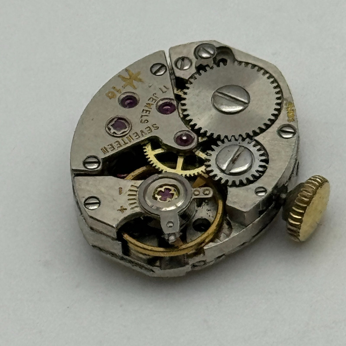 Hamilton 16 Watch Movement Ladies Manual Wind Vintage Swiss Parts 13mm