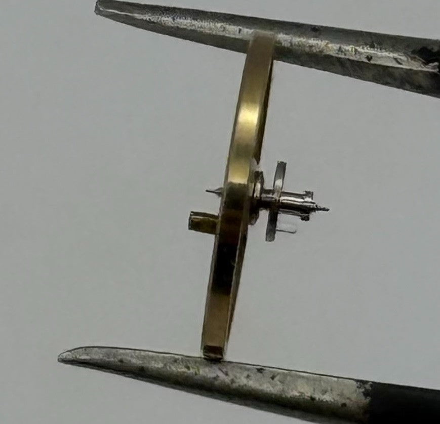 Oris 361 Balance Wheel Complete And Spring 9¾’’’ 380 Watch Movement Parts NOS