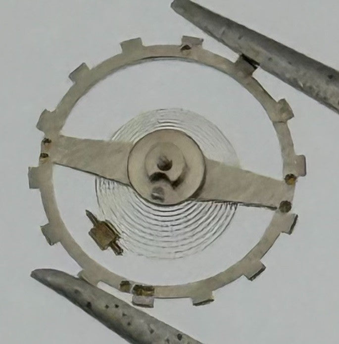 EB 1431 Balance Wheel Complete And Spring 8¾’’’ Renata 120 Watch Movement Parts