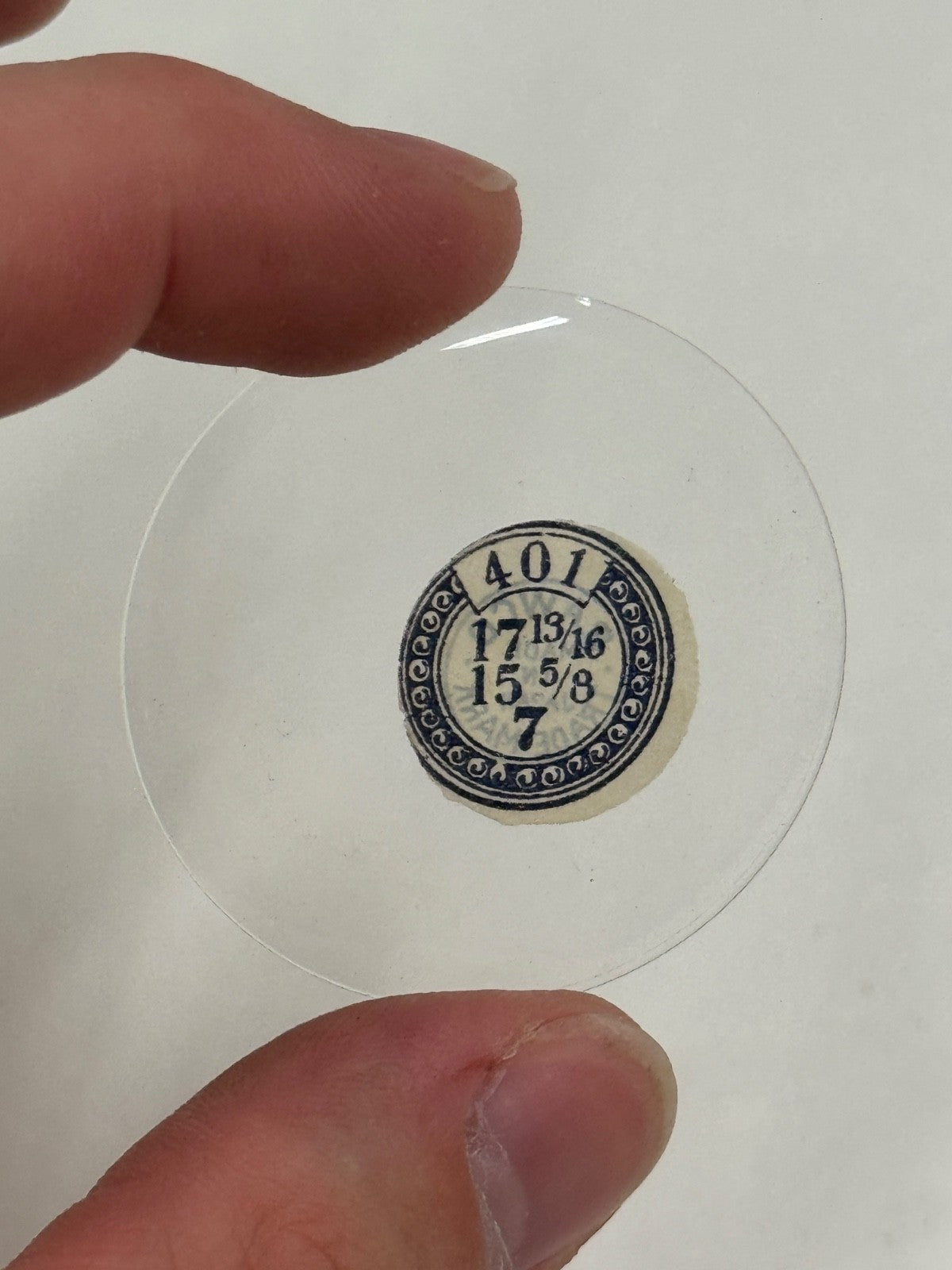 Antique Pocket Watch Glass Crystal - Choose From Available Sizes - Rawco - NOS