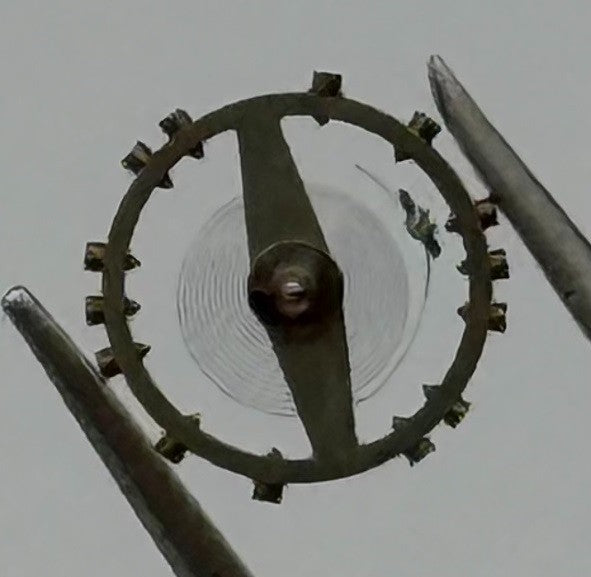 Peseux 140 290 Balance Wheel Complete And Spring 277 Watch Movement Parts NOS