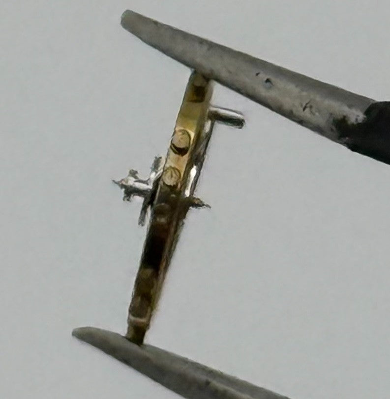 Derby 40 Balance Wheel Complete And Spring 8¾’’’ Renata 102 Watch Movement Parts