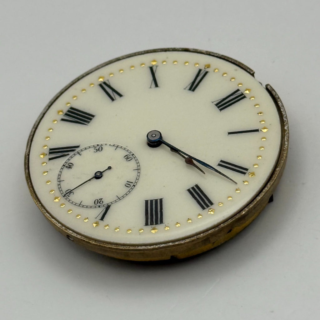 High Grade Pocket Watch Movement Running Hunter Antique Parts 36.2mm
