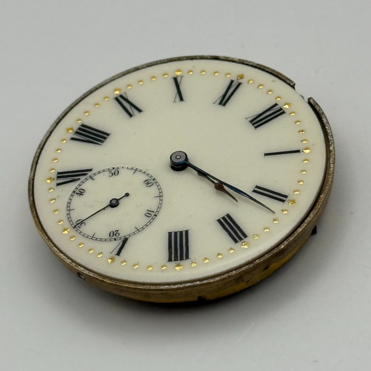 High Grade Pocket Watch Movement Running Hunter Antique Parts 36.2mm
