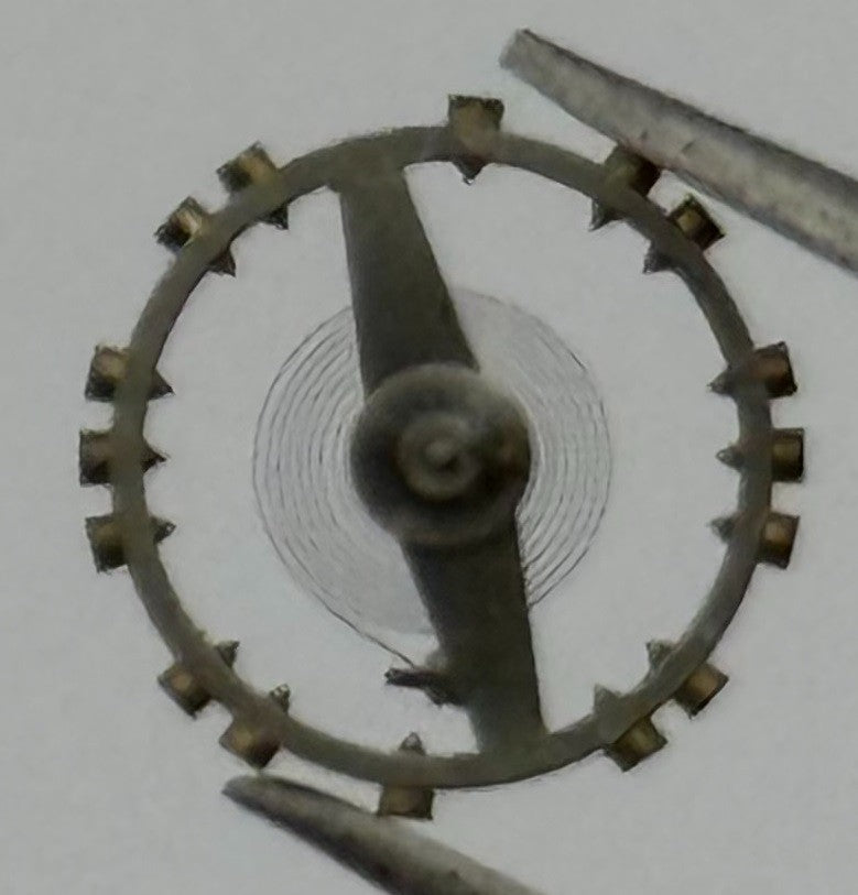 FHF 60 Balance Wheel Complete And Spring 6¾-8’’’ 200 M Watch Movement Parts NOS
