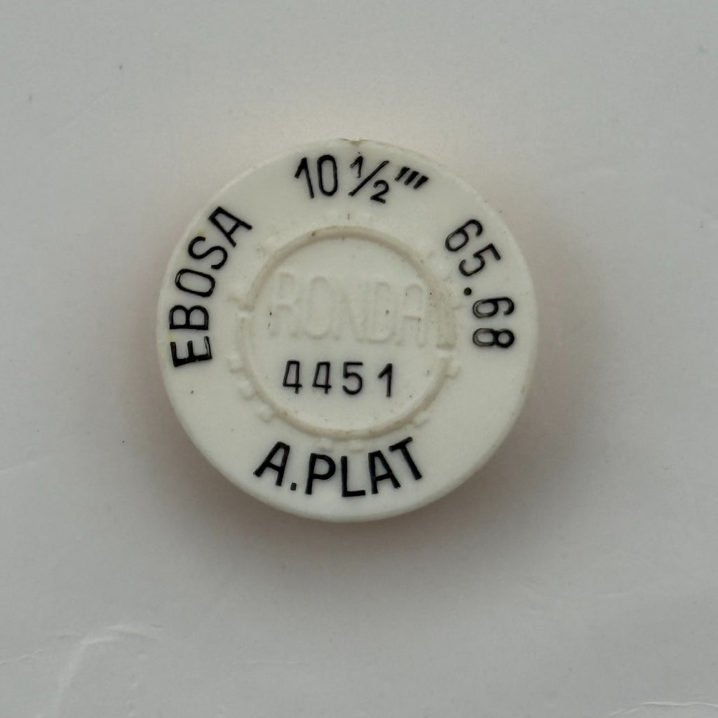 Ebosa 65 68 Balance Wheel Complete And Spring 10½’’’ 4451 Watch Movement Parts