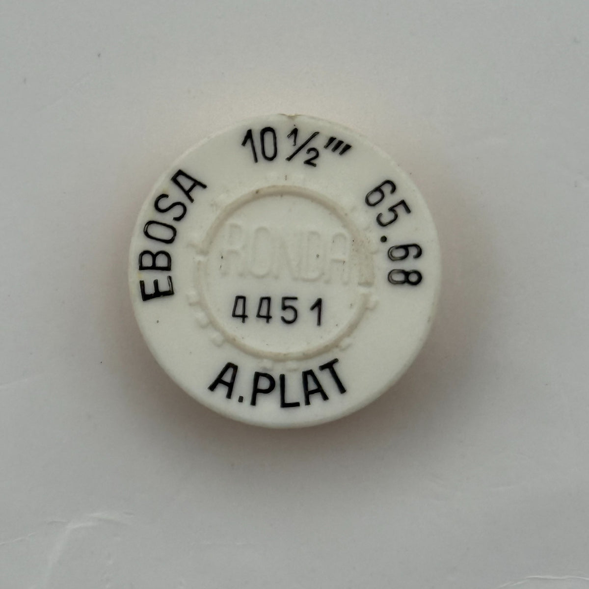 Ebosa 65 68 Balance Wheel Complete And Spring 10½’’’ 4451 Watch Movement Parts