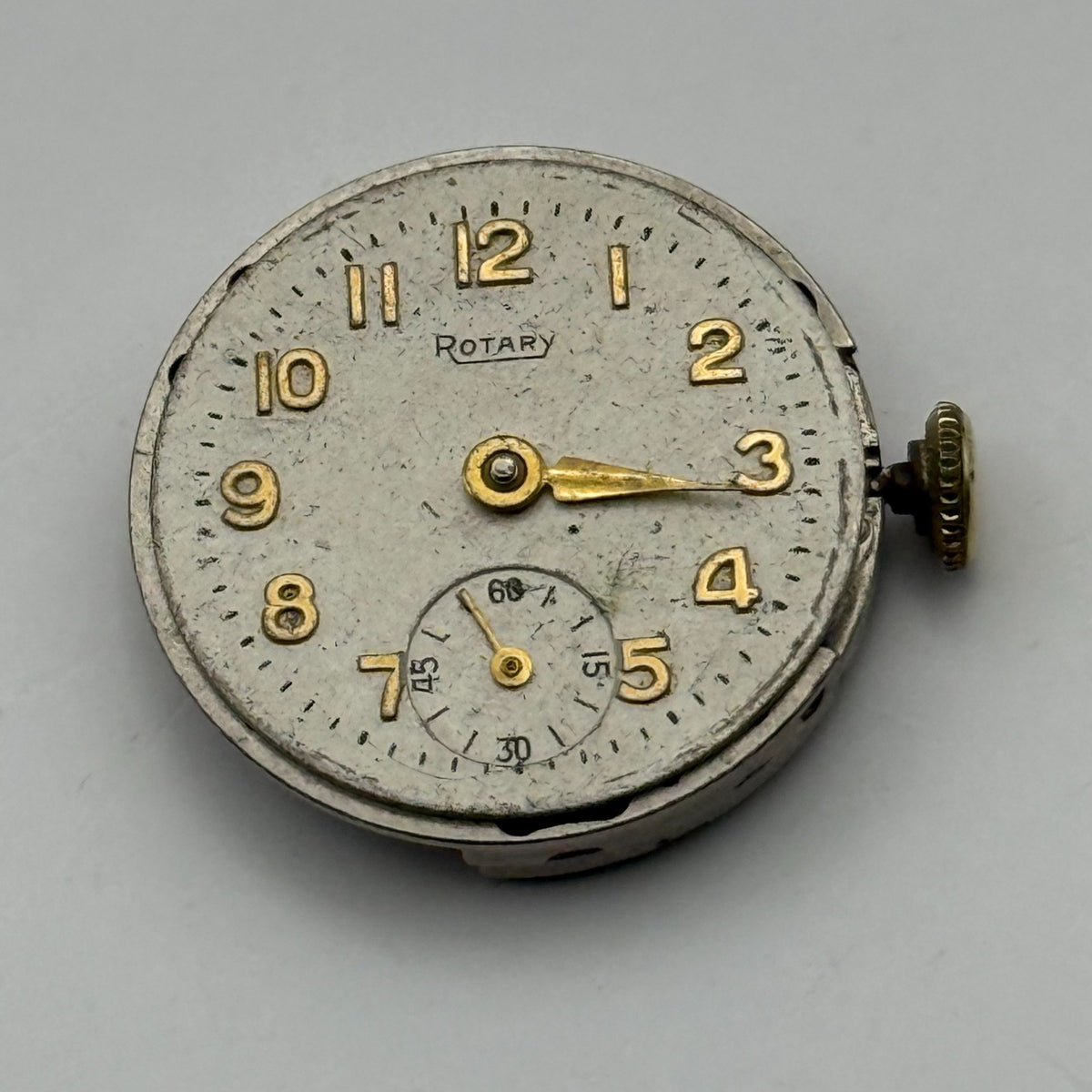Peseux 220 Watch Movement Rotary 15 Jewels Swiss Manual Wind Parts Repair 19.7mm