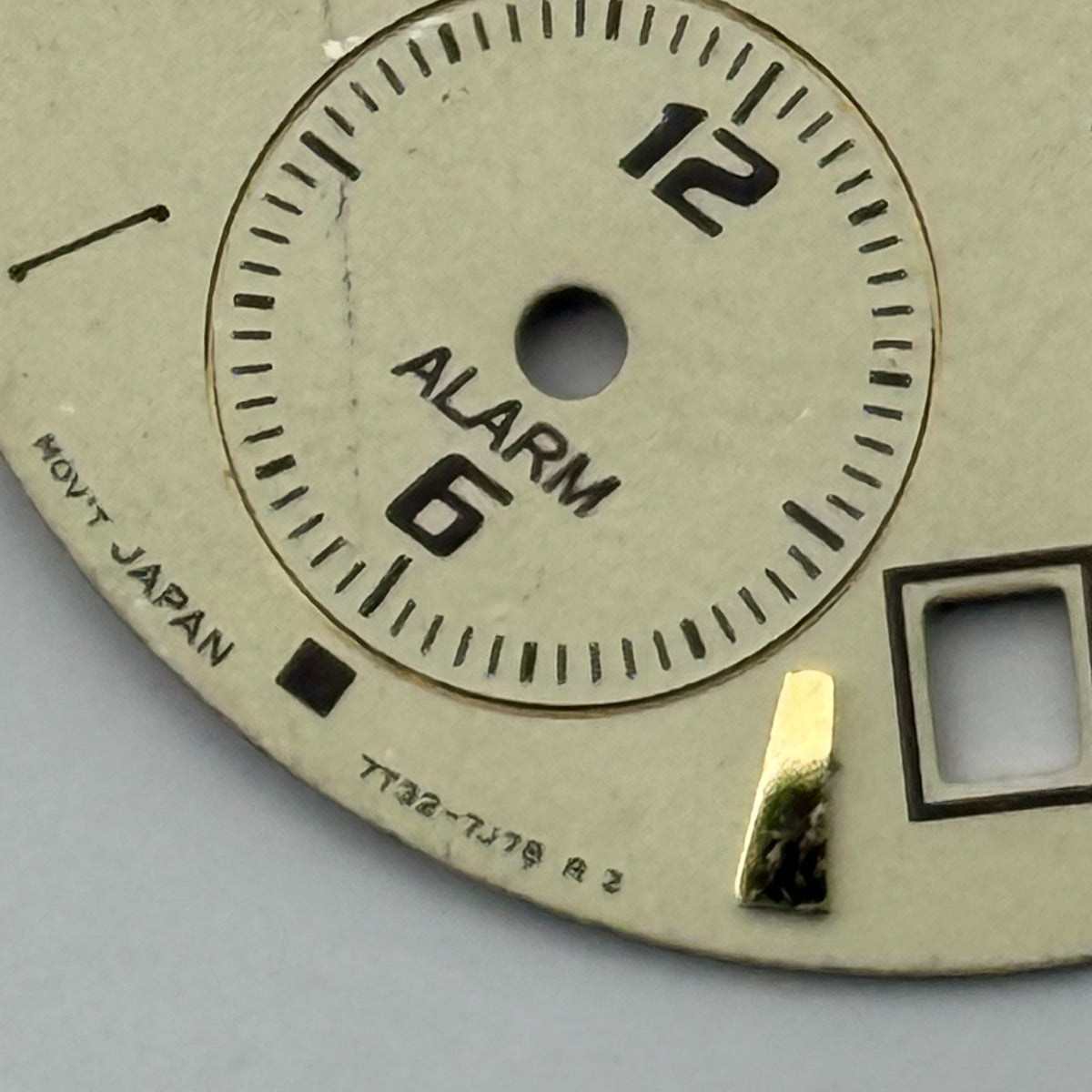 Seiko 7T32-7J78 Watch Dial Chronograph Alarm 50M Spare Parts Repair 27.5mm