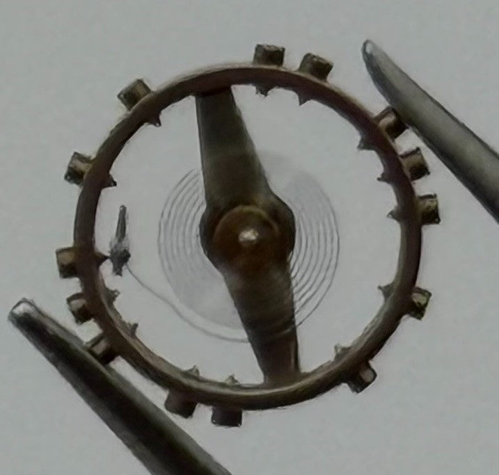 AS 1677 Balance Wheel Complete And Spring Renata 5½’’’ Watch Movement Parts NOS