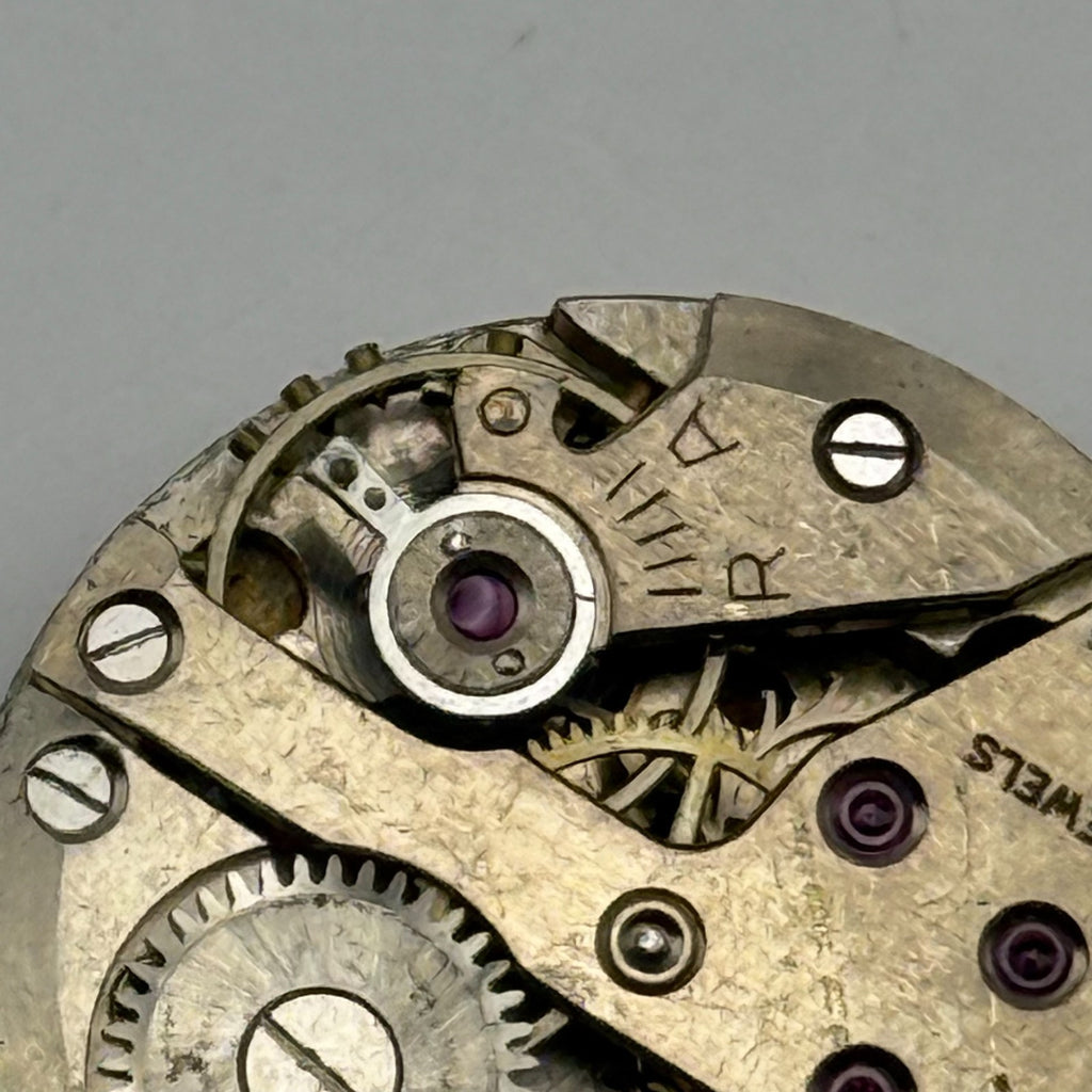 Unidentified Watch Movement Arnex 15 Jewels Swiss Manual Wind Parts 19.6mm
