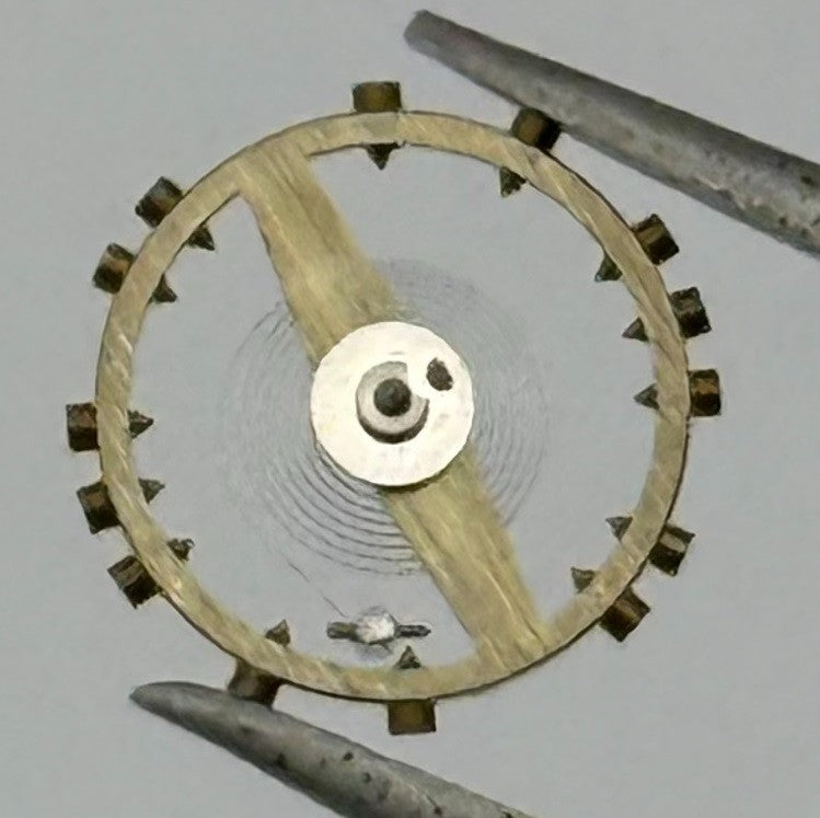 FHF 60 Balance Wheel Complete And Spring 6¾-8’’’ 200 M Watch Movement Parts NOS