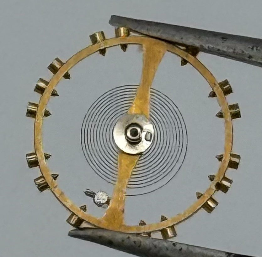MST 371 SSR Balance Wheel Complete And Spring 632 M Watch Movement Parts NOS