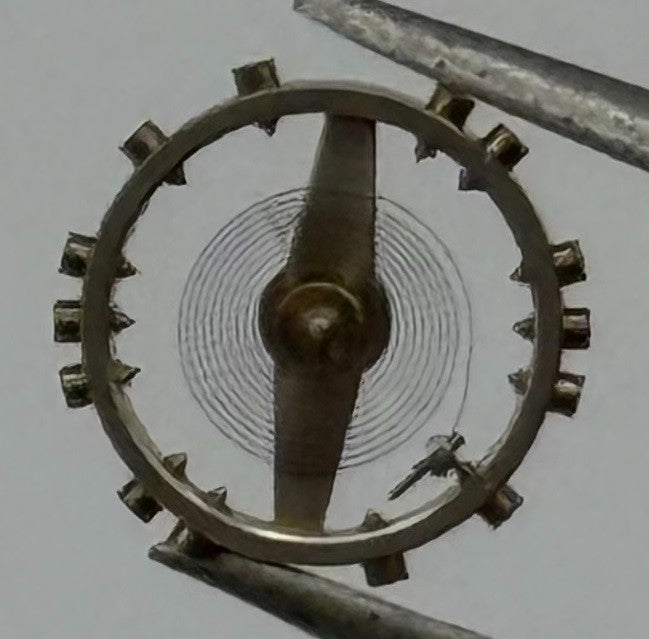 FEF 6600 Balance Wheel Complete And Spring Renata 1181 Watch Movement Parts NOS