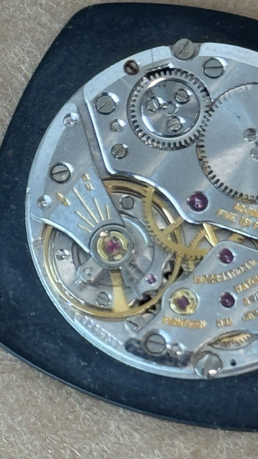 IWC 185/1 Watch Movement - High Grade Thin Calibre - Rare - For Parts / Repair
