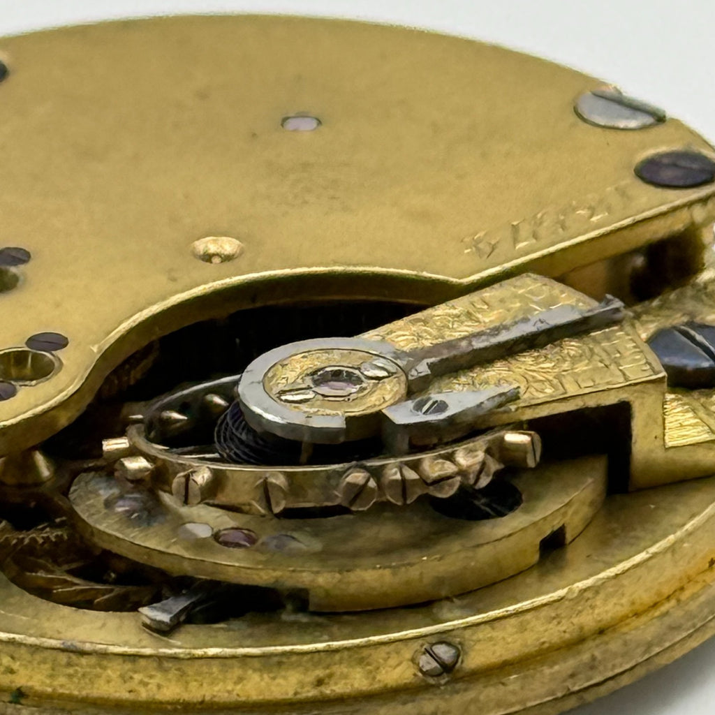 Pocket Watch Movement - Unidentified - Parts / Repair 30.4mm