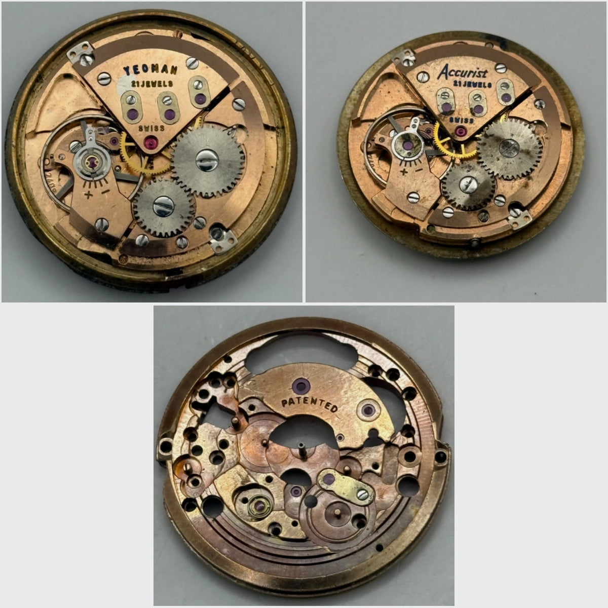 ETA 2409 Watch Movement - For Parts / Repair - Select From Available Options