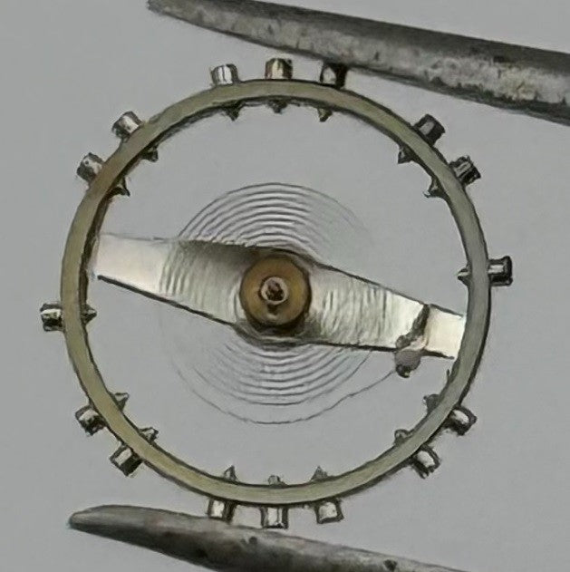 ETA 2410 Balance Wheel Complete And Spring 6¾’’’ 1059 M Watch Movement Parts NOS