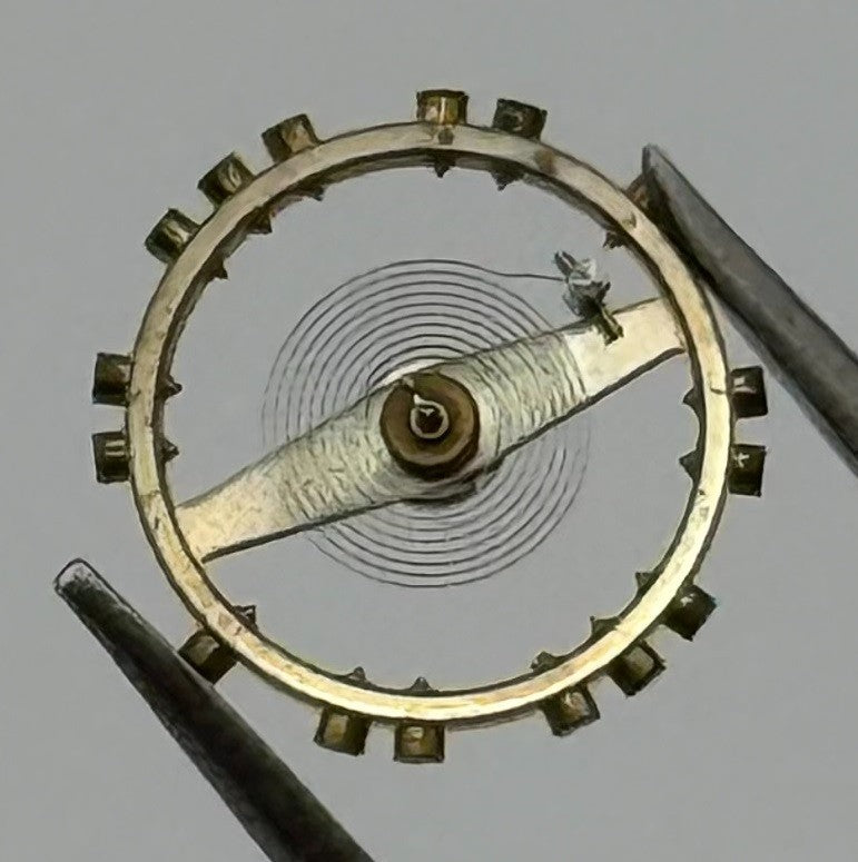 FHF 60 Balance Wheel Complete And Spring 6¾-8’’’ 200 M Watch Movement Parts NOS