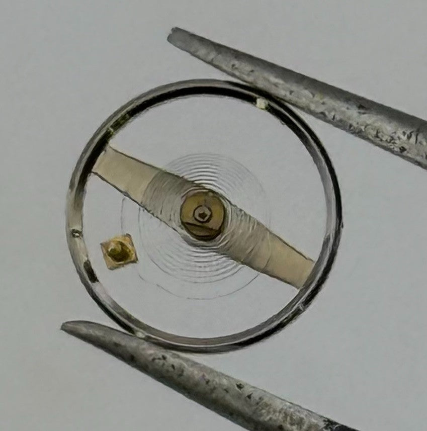Ronda Balance Wheel Complete And Spring Watch Movement Parts Vintage NOS
