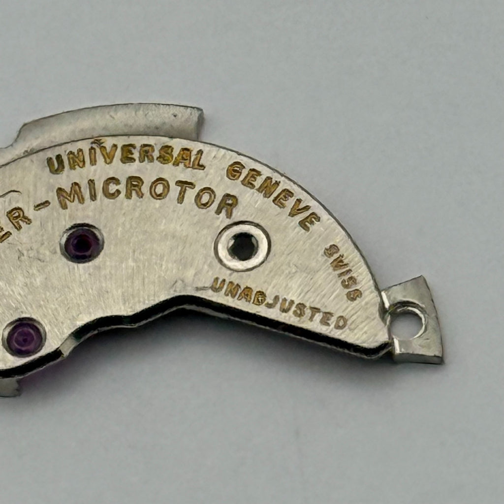 Universal Geneve 256 Super Microtor Bridge Part Watch Movement - Vintage Swiss