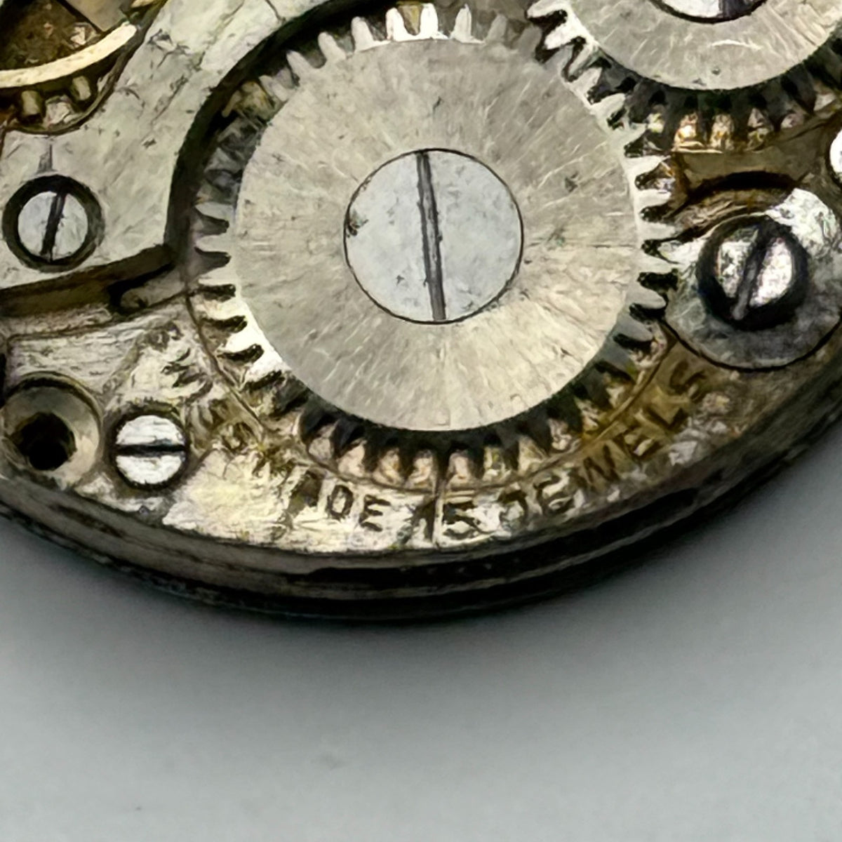 Optima Watch Movement 15 Jewels Swiss Subseconds Manual Wind Parts Repair 19.6mm