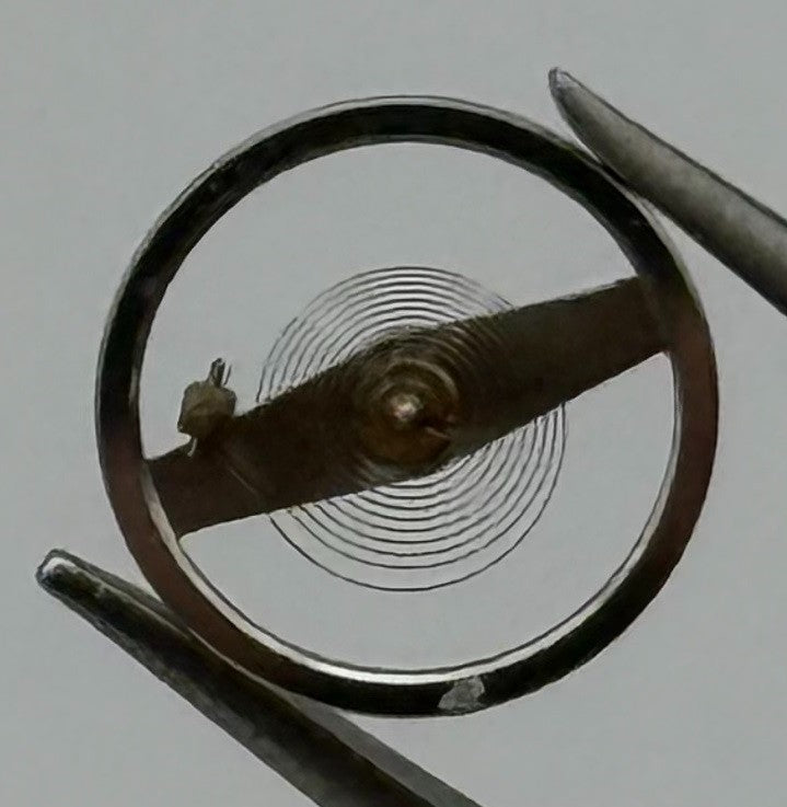 Brac 2051 Balance Wheel Complete And Spring 5½’’’ 69 M Watch Movement Parts NOS