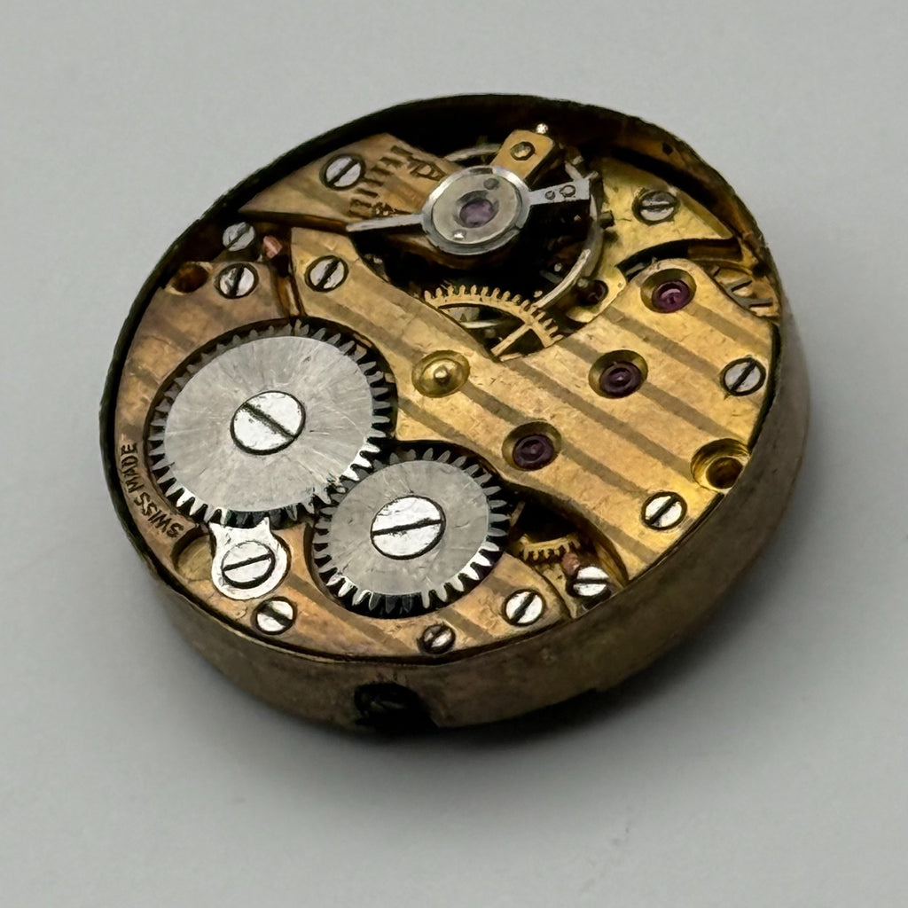 Peseux 60 Watch Movement Swiss Manual Wind Vintage Parts Repair 18.6mm