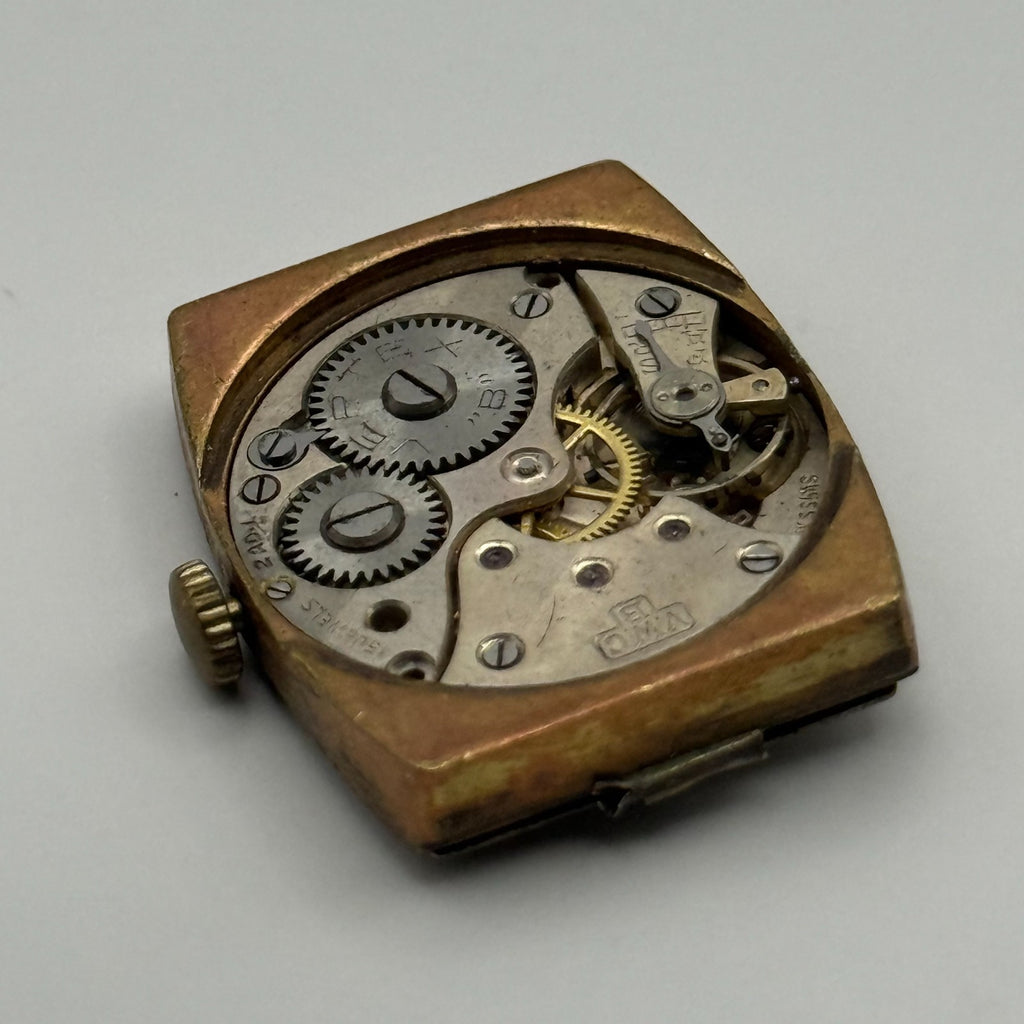 Vertex “B” Watch Movement - VWC B 15 Jewels - For Parts / Repair - 26.1mm