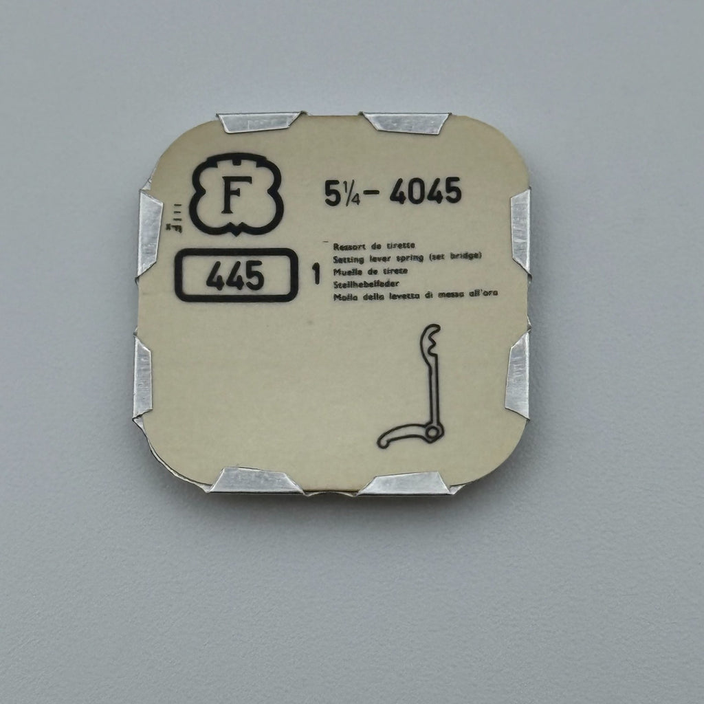 Felsa 4045 Setting Lever Spring - 5 1/4 - 445 - New Old Stock - Watch Parts