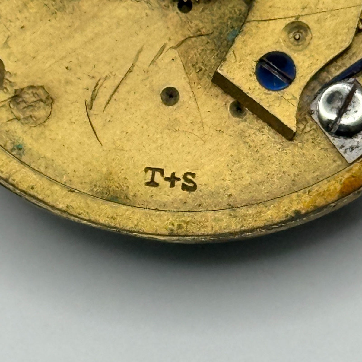 English Lever Fusee Pocket Watch Movement - G.H. Roc Cambridge - Parts / Repair