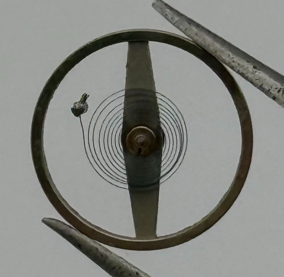 AS 1194 Inca Balance Wheel Complete And Spring Renata Watch Movement Parts NOS