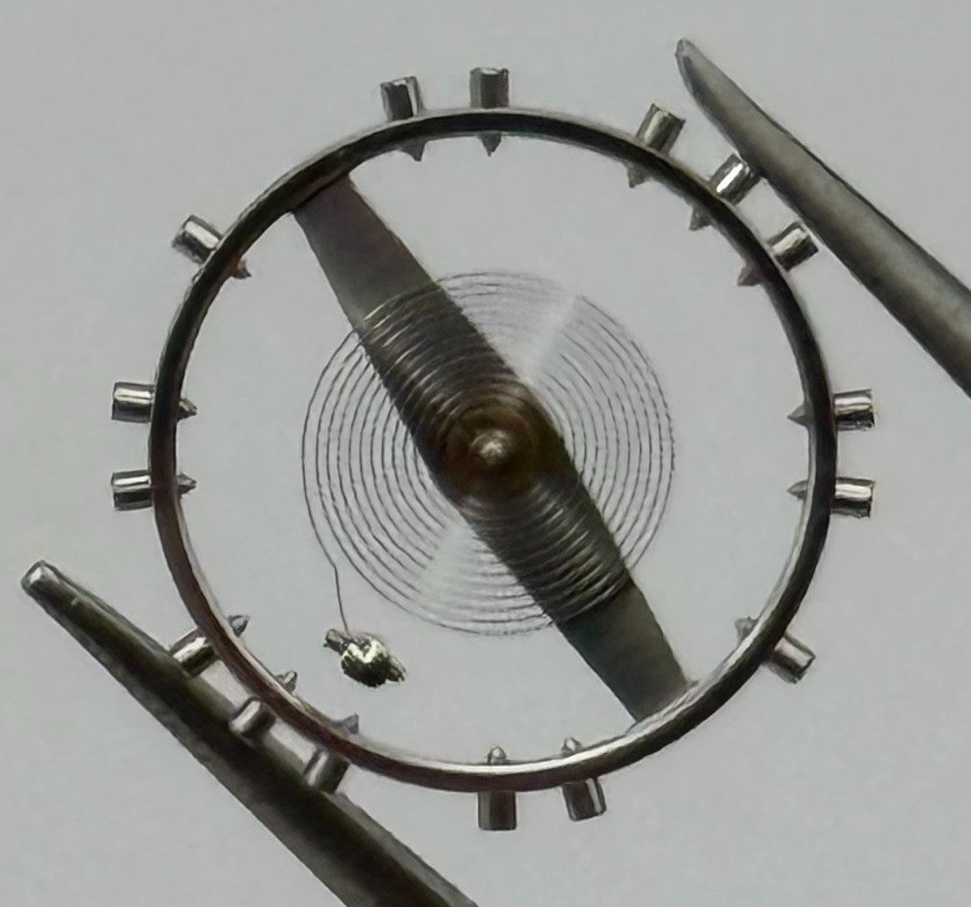 Felsa 4000 Balance Wheel Complete And Spring Renata 965 Watch Movement Parts NOS