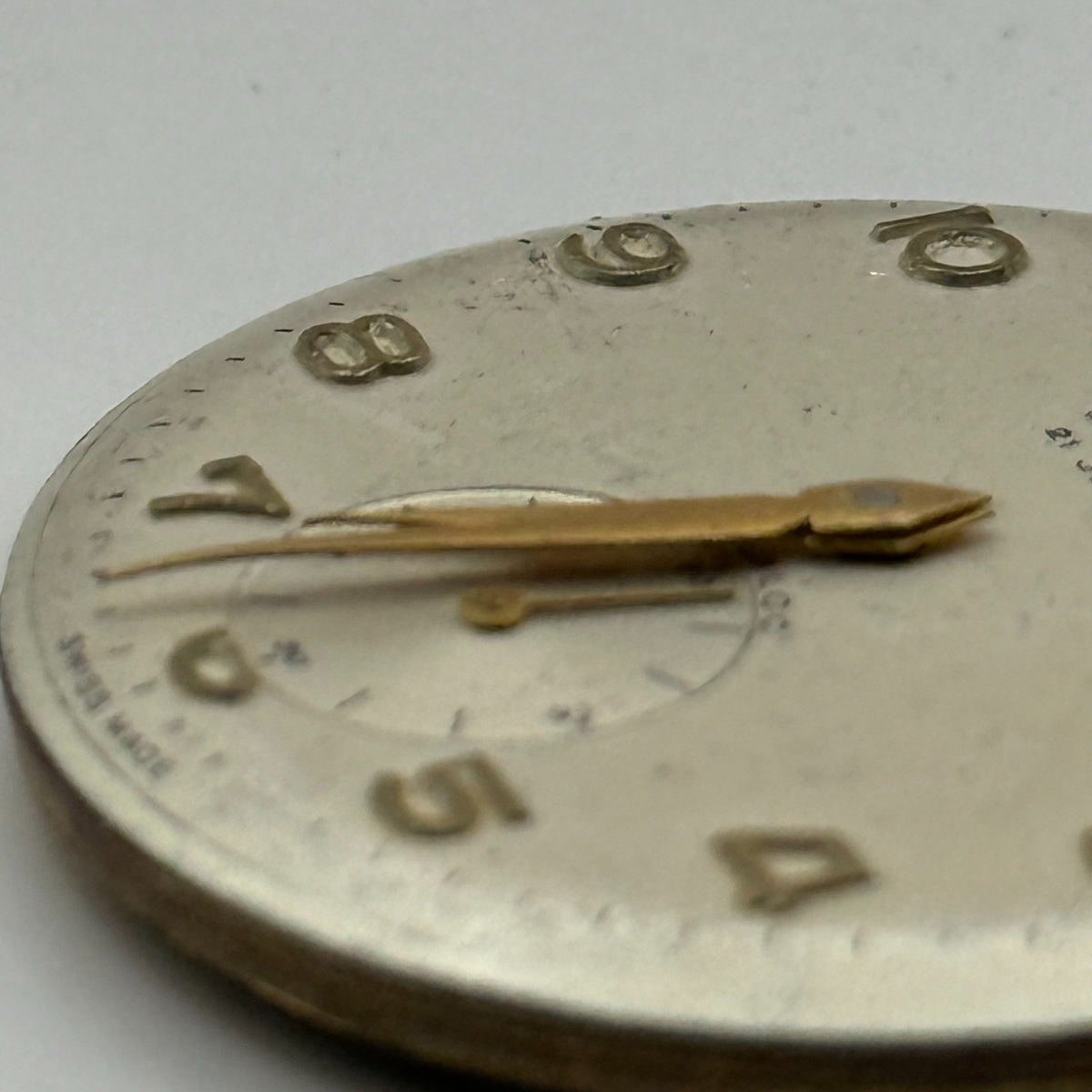 AS 1560 Watch Movement Running A. Schild 1560 Trebex 21 Jewels Parts 32.4mm