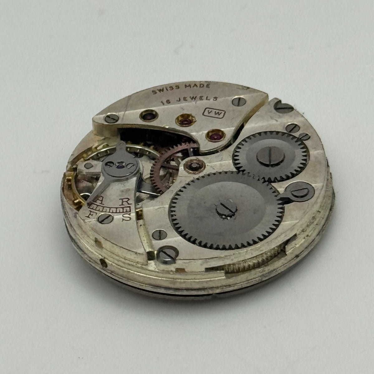 Revue VW Watch Movement Vertex High Grade Manual Wind Swiss Parts Repair 25.3mm 