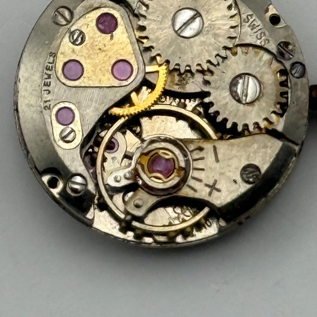 ETA 2360 Watch Movement Running Verity Swiss 21 Jewels Manual Wind Parts 15.5mm