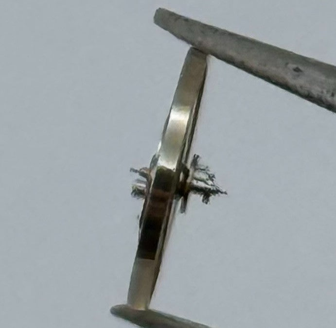 Kasper 1200 Balance Wheel Complete And Spring 5 1/4’’’ 1057 Watch Movement Parts